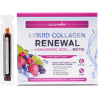NatureWise Hydrolyzed Liquid Collagen front view packaging for skin rejuvenation