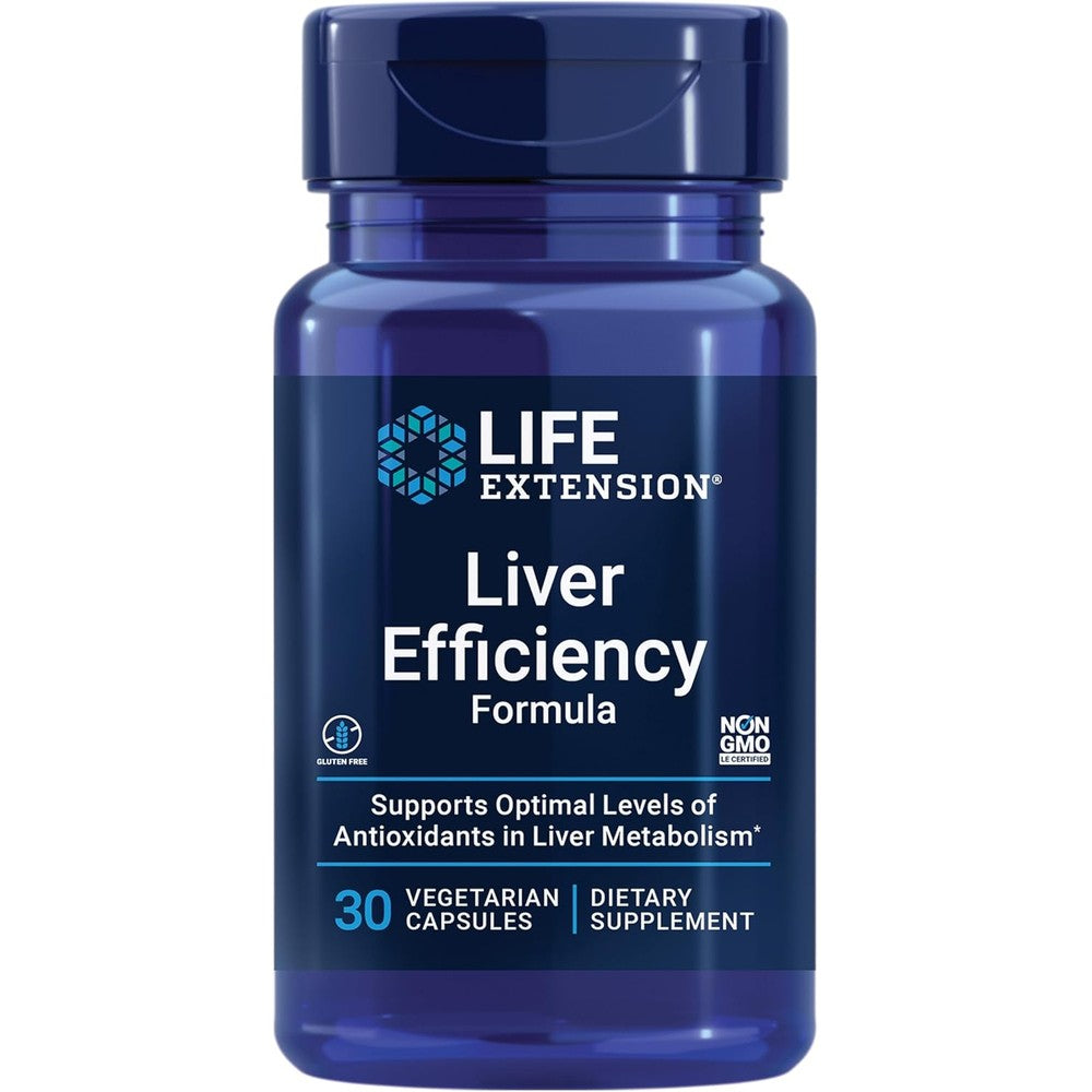 Life Extension Liver Efficiency Formula front view bottle