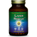 HealthForce SuperFoods Liver Rescue front view of the 120 capsule bottle packaging.