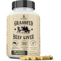Ancestral Supplements grass-fed beef liver capsules front view bottle