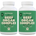 Zen Principle Grass Fed Beef Organs Supplement Complex 360 capsules front bottle view