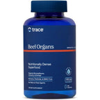 Trace Minerals Ancestral Grass Fed Beef Organs front view of bottle