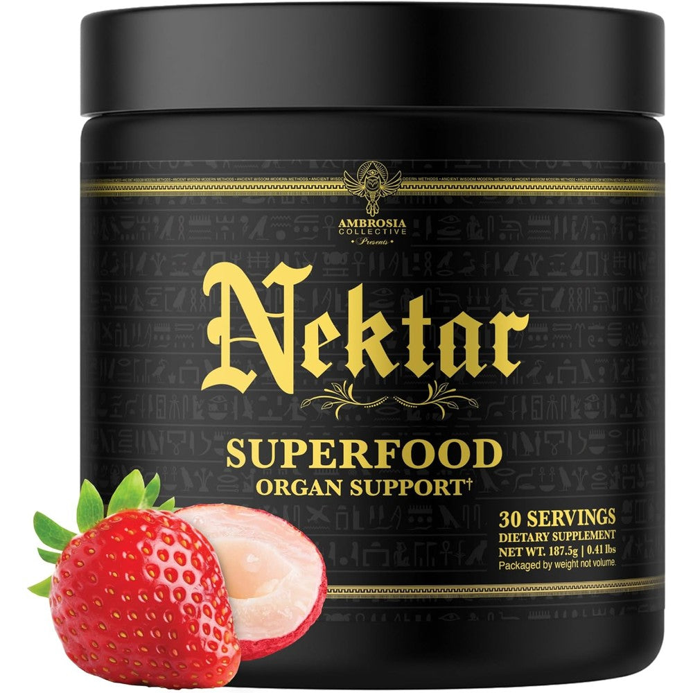 Ambrosia Collective Nektar Superfood Powder front view container