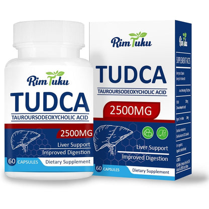 RimTuku TUDCA 2500mg liver support supplement bottle front view