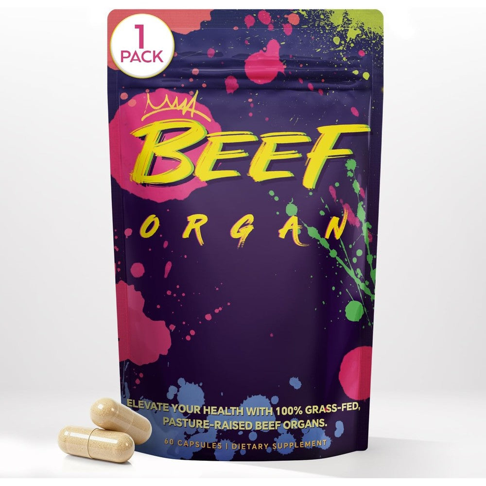 VoloZionX women's beef organ supplement front view packaging