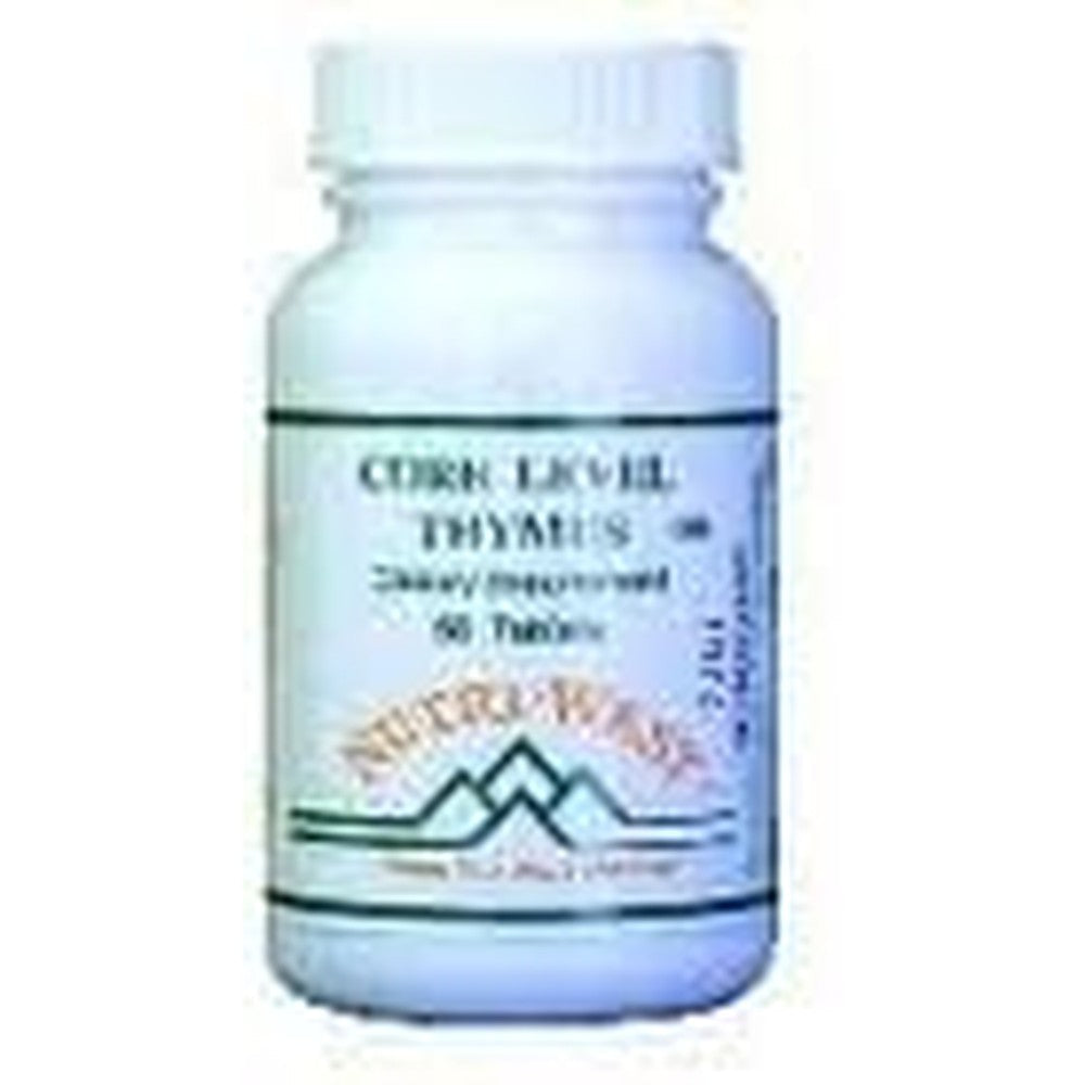 Nutri West Core Level Thymus 60 tablets bottle front view immune supplement