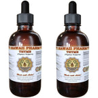 Hawaii Pharm Thyme Liquid Extract two pack front view showing product labels