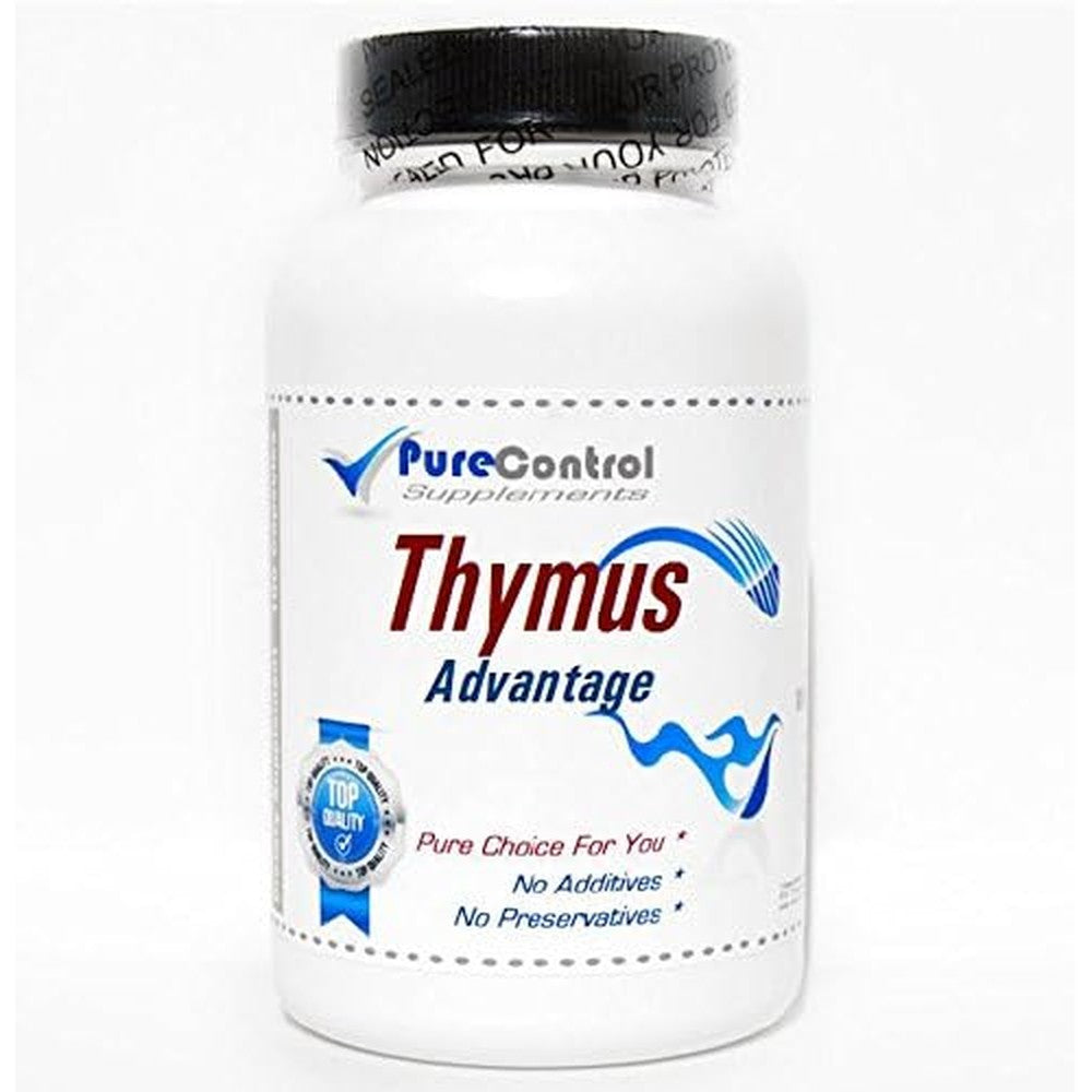 PureControl Supplements Thymus Advantage ninety capsules bottle front view for premium immune support