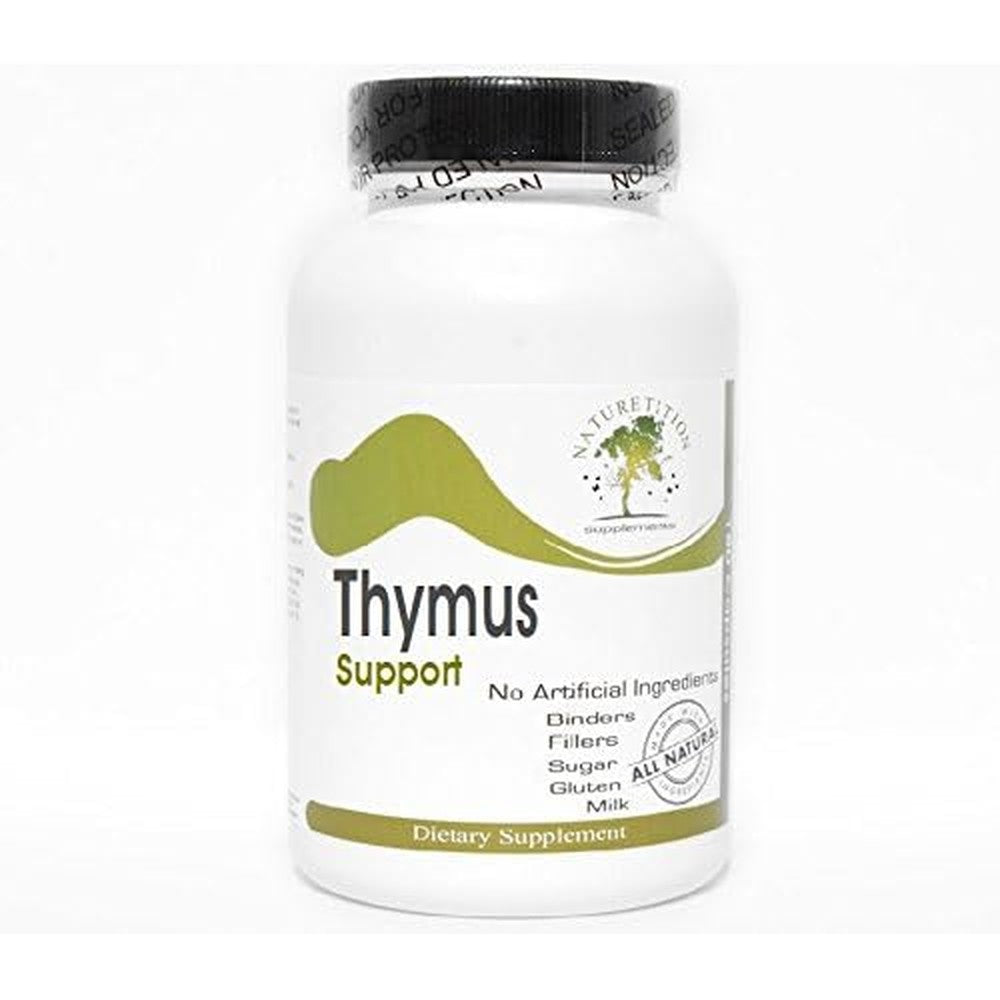 Naturetition Supplements Thymus Support 180 Capsules front view premium immune supplement