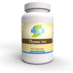 Priority One Vitamins Thymus 300mg bottle front view for premium immune system support.
