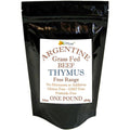 CurEase Argentine Beef Thymus Supplement Powder front view of one pound pouch for immune health