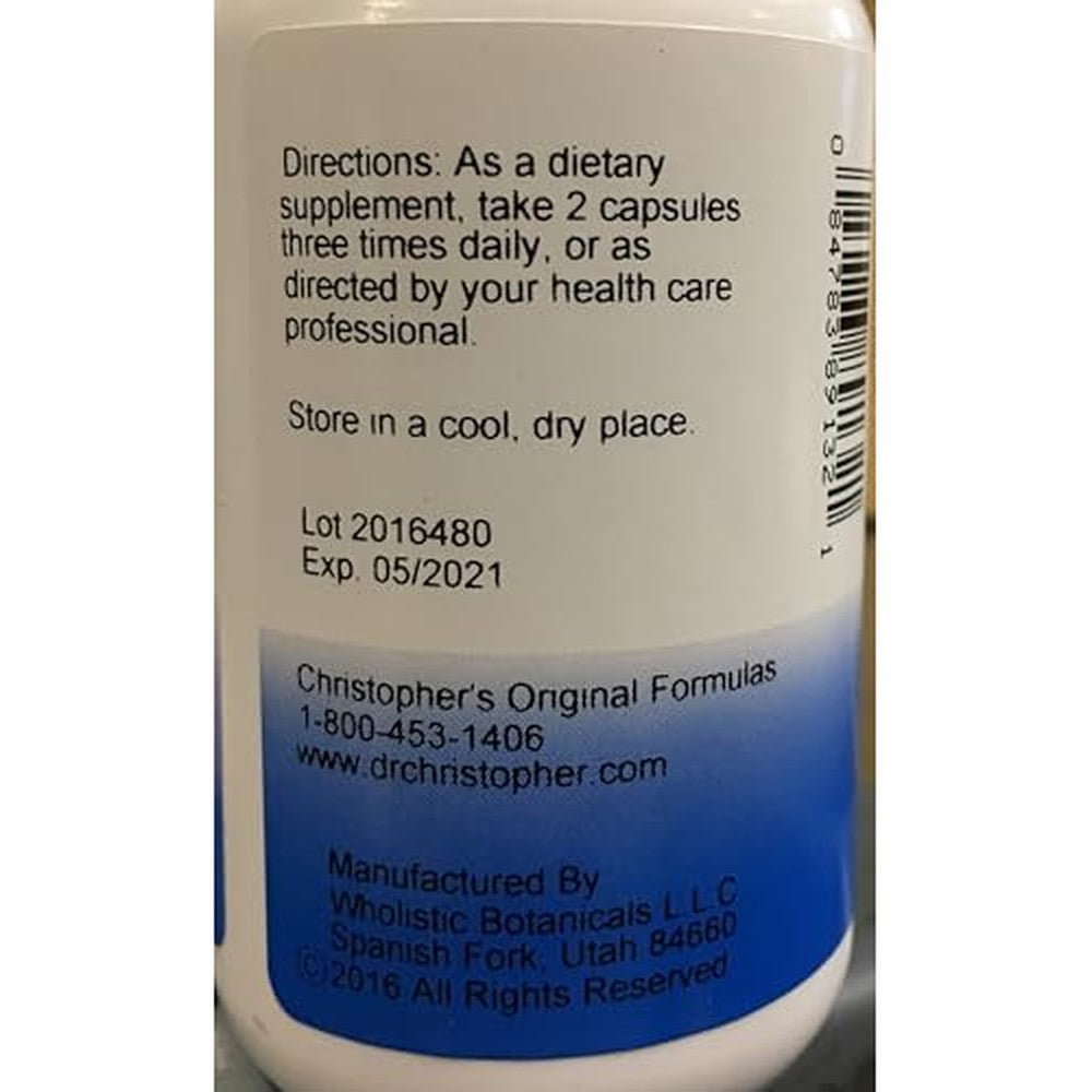Christopher's Original Formulas Thyroid Maintenance Formula front view authentic USA imported supplement