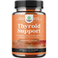 Natures Craft Herbal Thyroid Support Complex front view of amber bottle