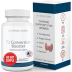 Dr. Westin Childs T3 Conversion Booster front view showing product packaging and key ingredients.