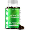 Vitamatic Irish Sea Moss Gummies front view bottle packaging