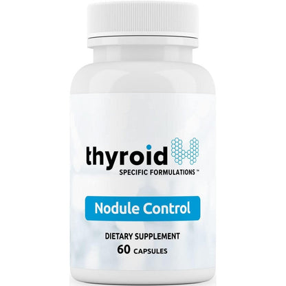 Thyroid Specific Formulations Thyroid Nodule Control 60 capsules front view bottle for natural thyroid support.