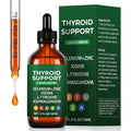 Crobirware Thyroid Support Complex Liquid Drops front view bottle for natural metabolism boost.