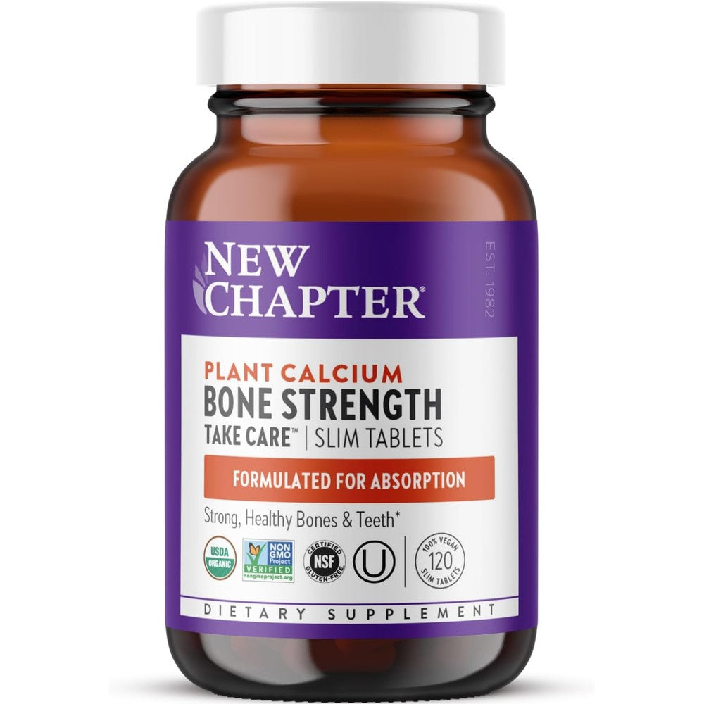 New Chapter Bone Strength Plant Based Calcium bottle front view