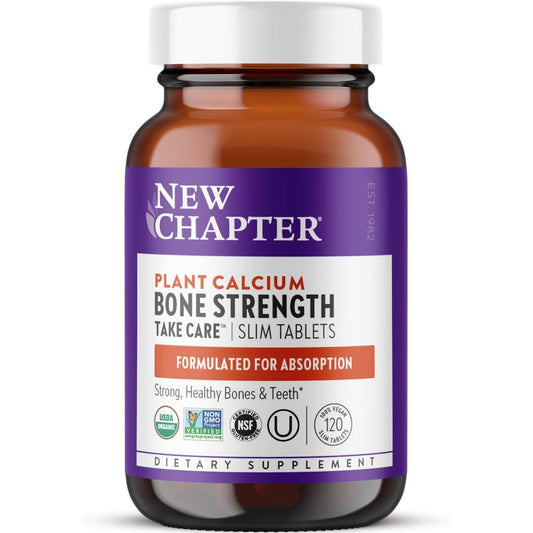 New Chapter Bone Strength Plant Based Calcium bottle front view
