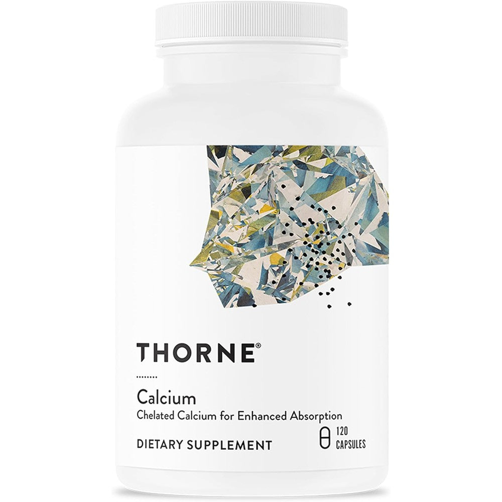 Thorne Calcium Dicalcium Malate supplement bottle front view