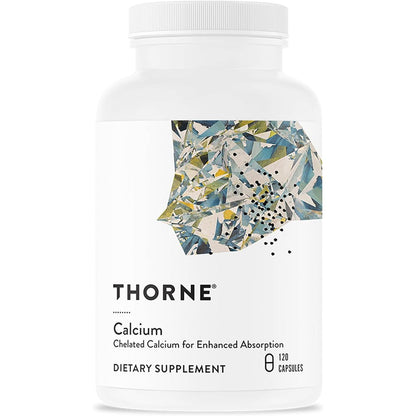 Thorne Calcium Dicalcium Malate supplement bottle front view