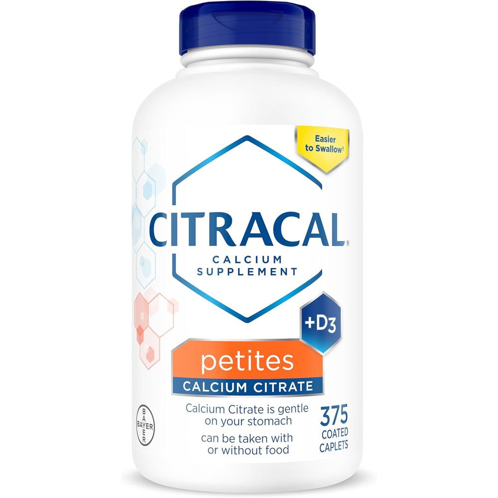 Citracal Petites Calcium Citrate and Vitamin D3 front bottle view