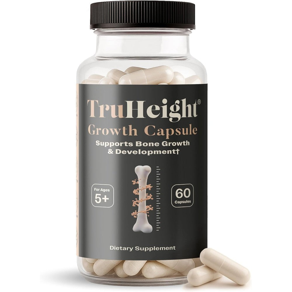 TruHeight Growth Pediatric Calcium Capsules front view