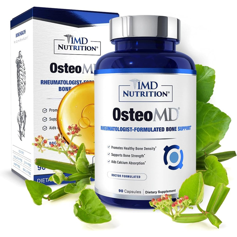 1MD Nutrition OsteoMD bone health capsules front view