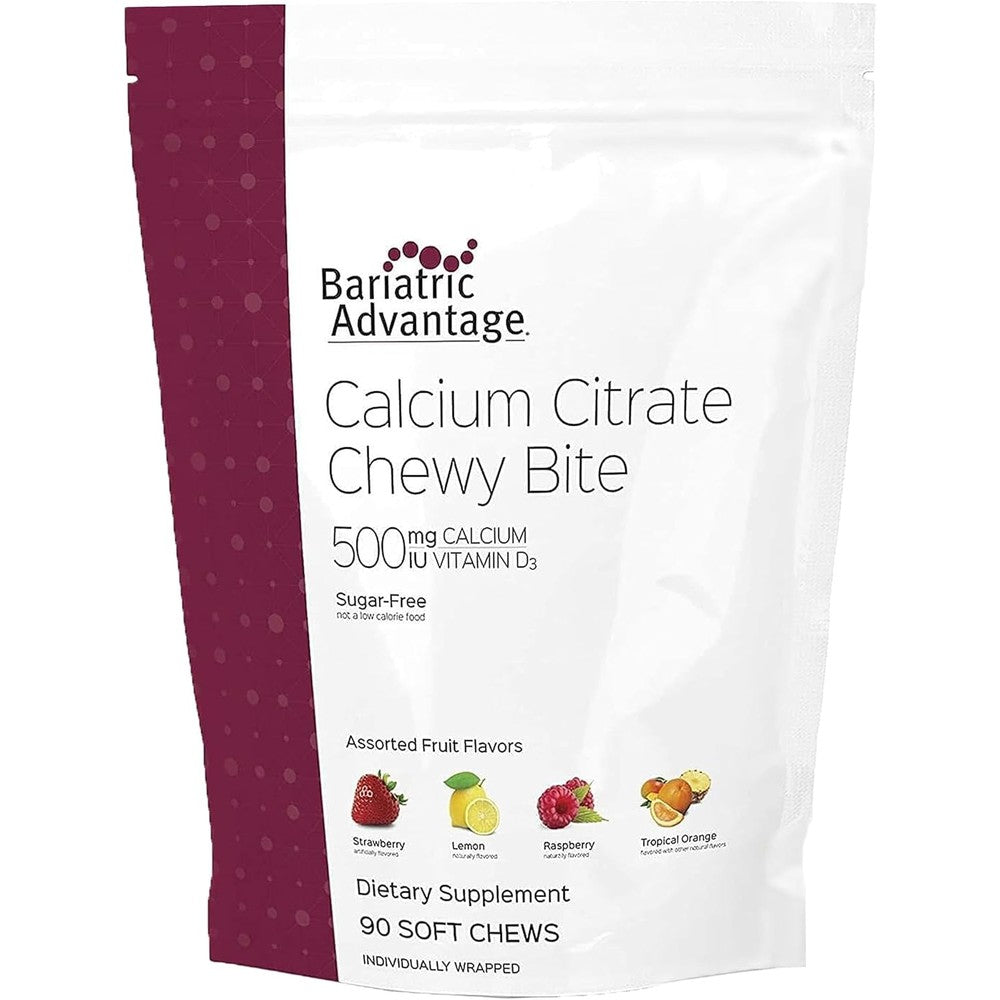 Bariatric Advantage Calcium Citrate Chewy Bites front view
