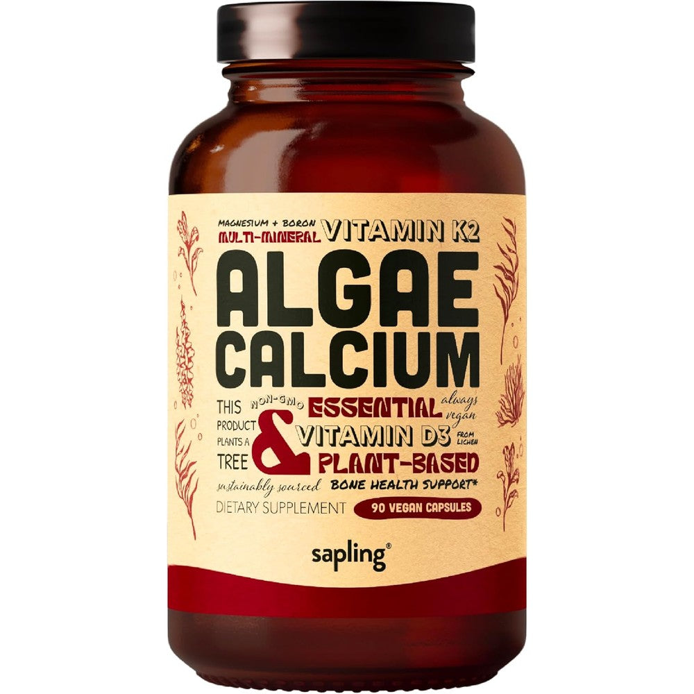 Sapling Algae Calcium Supplement bottle front view