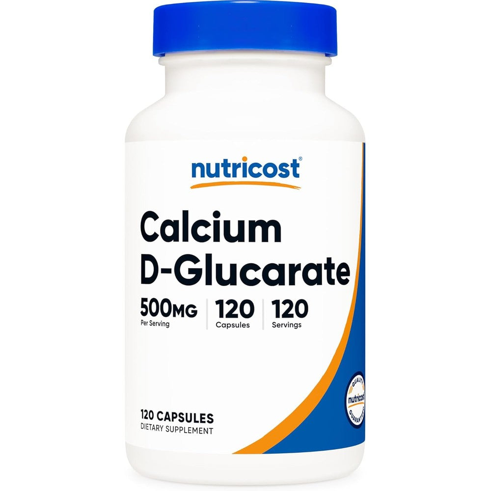 Nutricost Calcium D-Glucarate 500mg bottle front view
