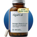 AlgaeCal plant based calcium supplement bottle front view