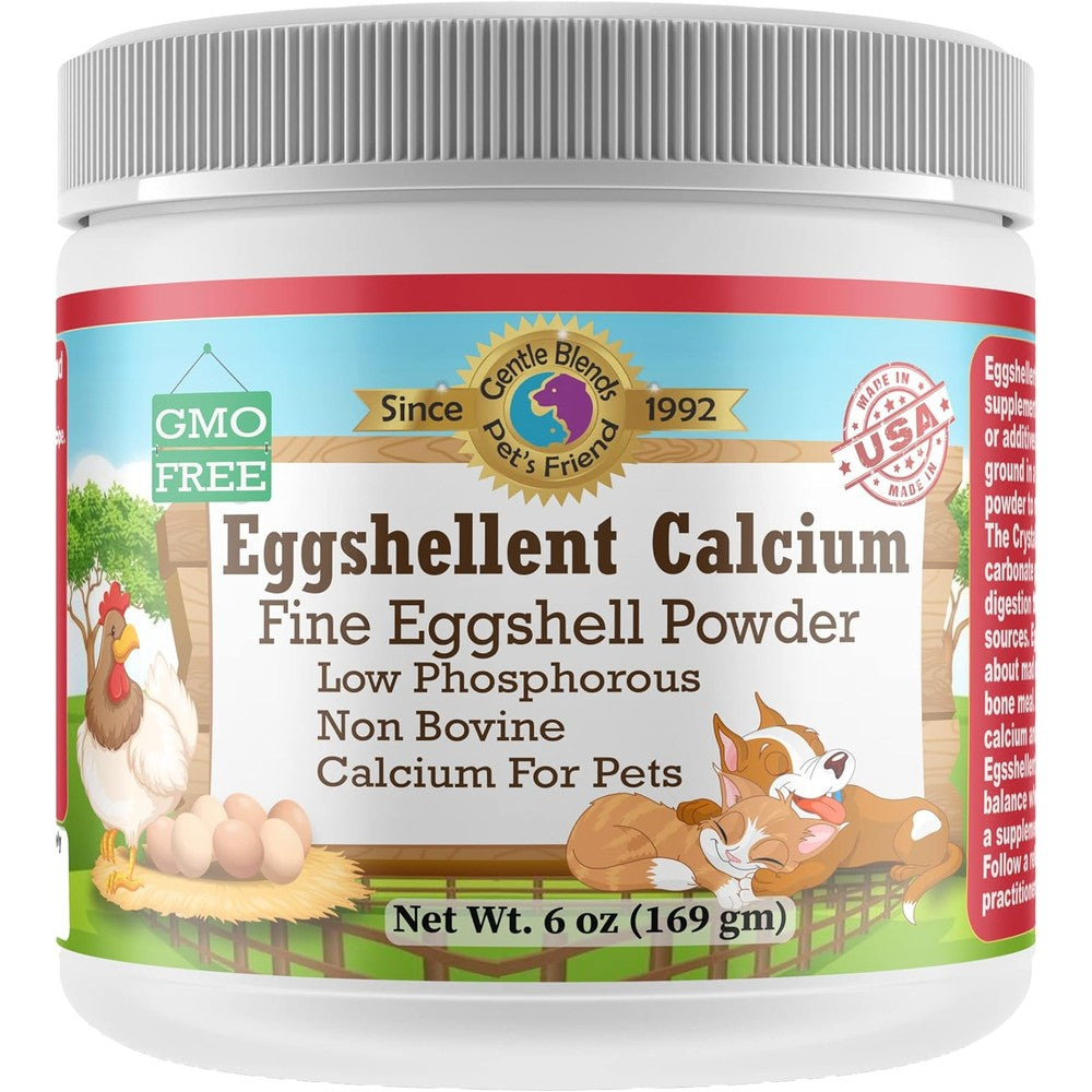 Gentle Blends Eggshellent Calcium Powder 6 Ounce front view