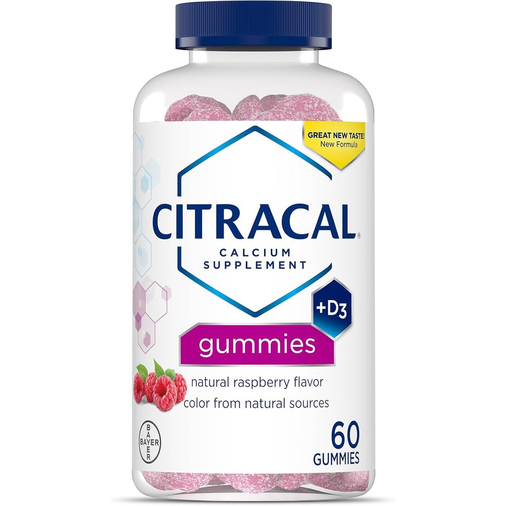 Citracal Calcium with Vitamin D3 Gummies bottle front view