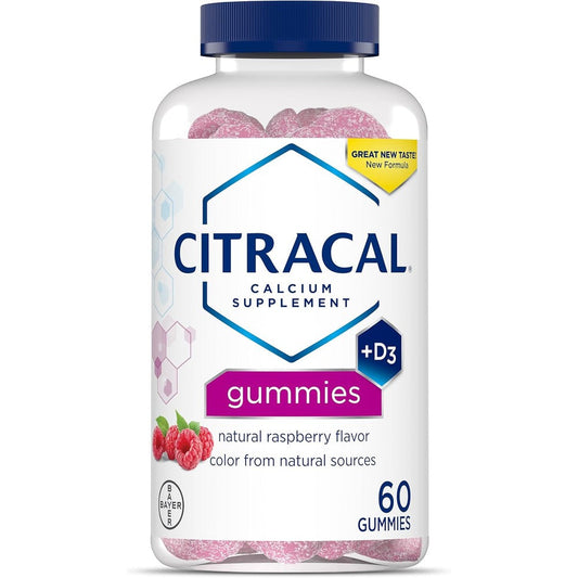 Citracal Calcium with Vitamin D3 Gummies bottle front view