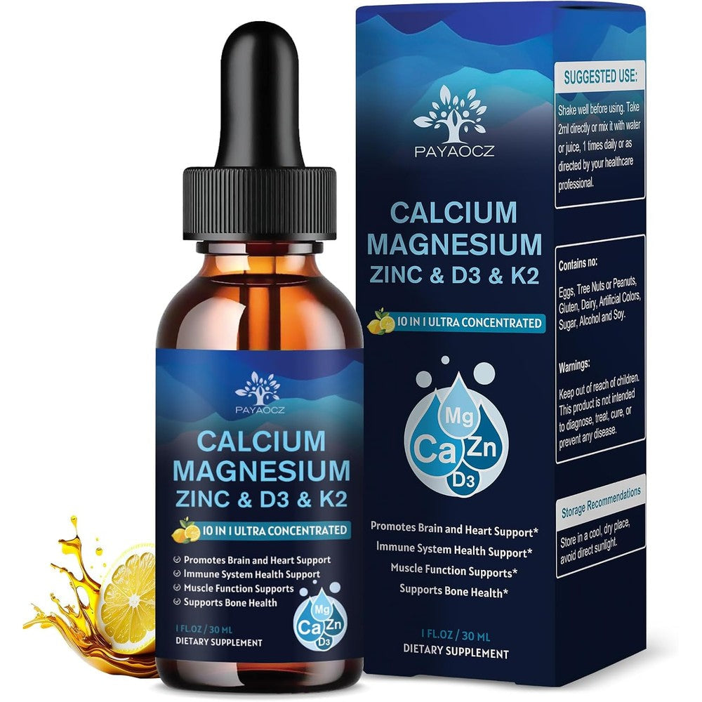 Payaocz 10-in-1 liquid magnesium glycinate front view