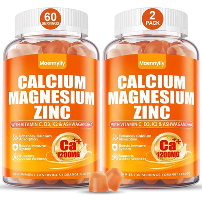 Maennyliy Calcium Citrate 1200mg Gummies bottle front view