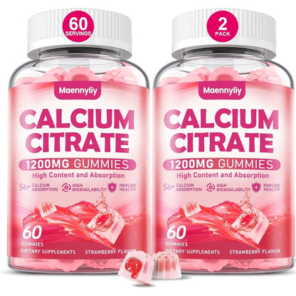Maennyliy Calcium Citrate Gummies front view bottle packaging