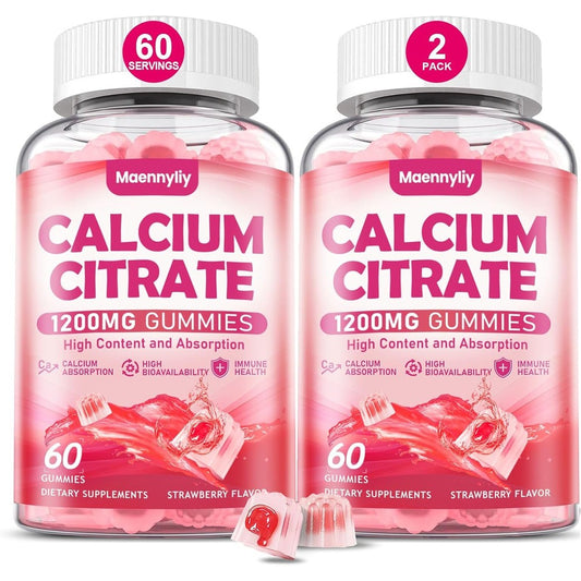 Maennyliy Calcium Citrate Gummies front view bottle packaging