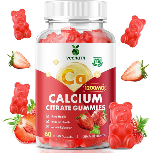 Vcchuyh Calcium Citrate 1200mg Gummies front view packaging