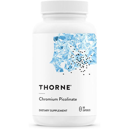 Thorne Chromium Picolinate 60 capsules front bottle view for metabolism support
