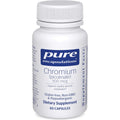 Dista-USA Pure Encapsulations Chromium Picolinate 500 Micrograms front view bottle supplement