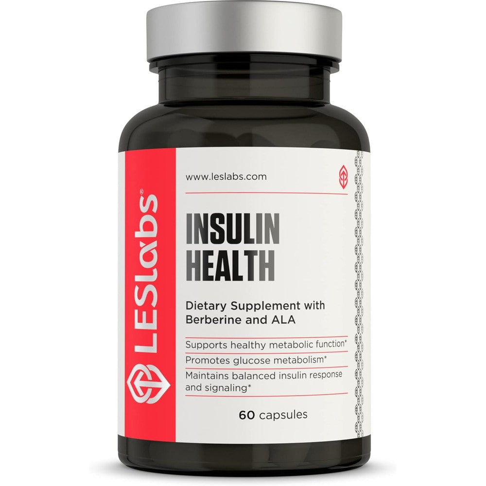 LES Labs Insulin Health supplement bottle front view for metabolic support