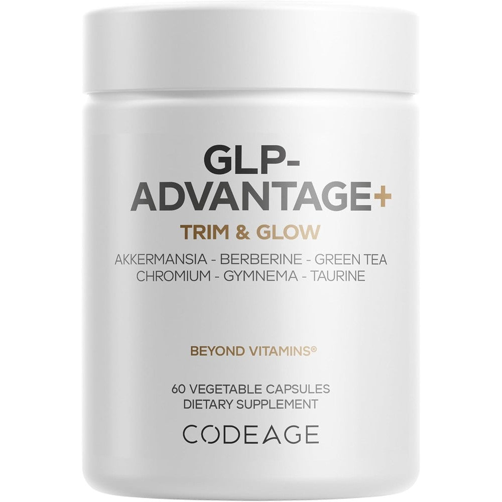Codeage GLP Advantage 60 Liposomal Capsules front view bottle for metabolic support