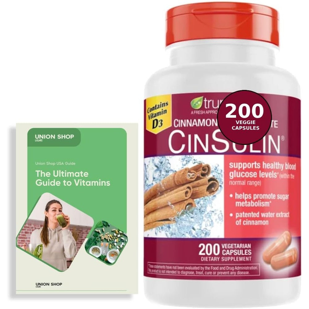 Savoy Impex generic cinsulin cinnamon chromium supplement front bottle view