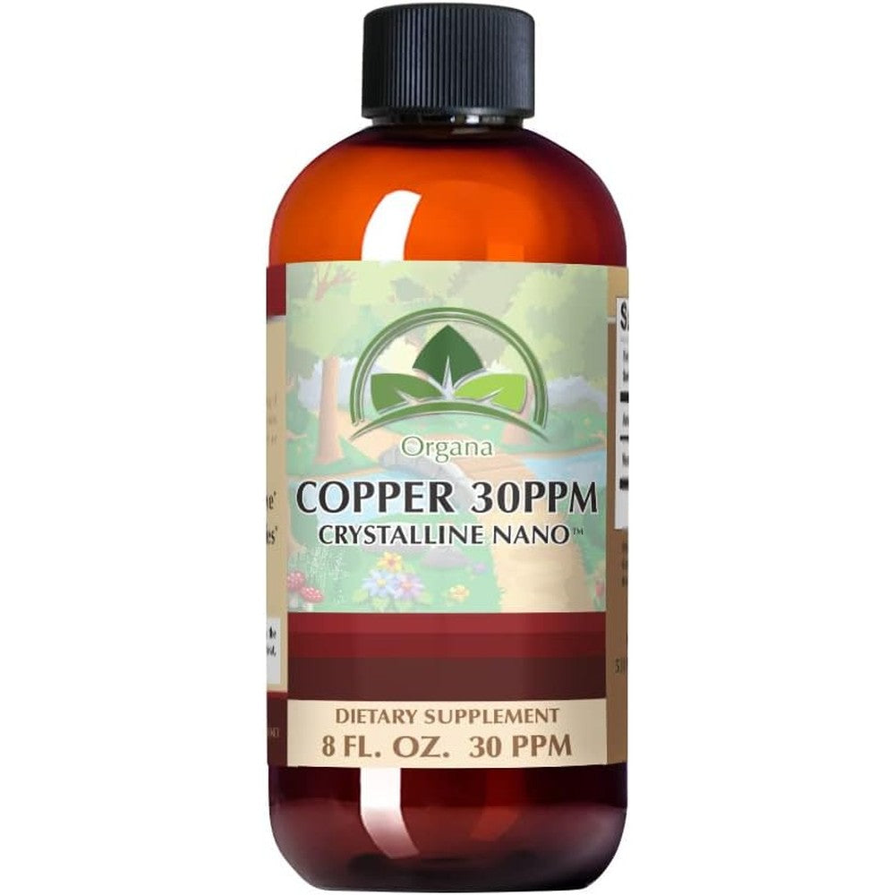 NutriNoche Organa Pure Crystalline Liquid Copper Supplement front view premium USA import