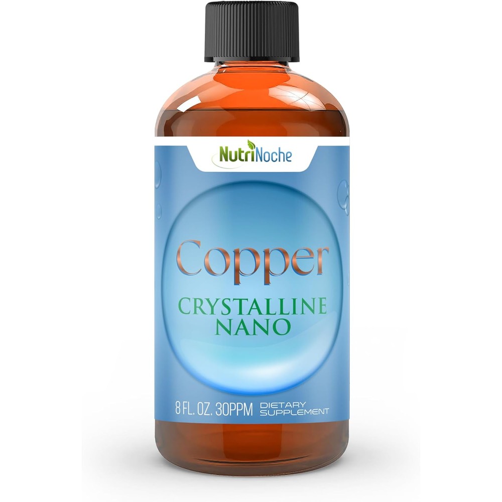 NutriNoche Liquid Colloidal Copper Supplement bottle front view