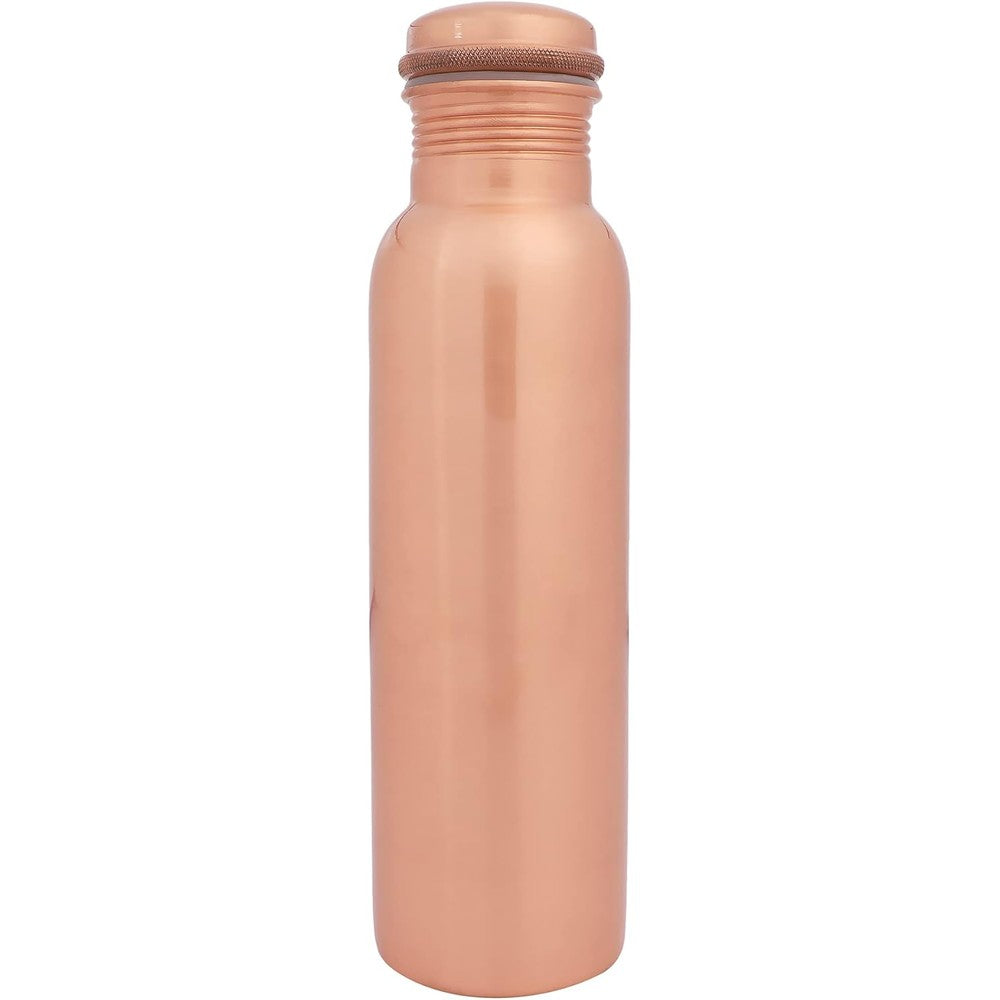 Buddha4all Pure Copper Water Bottle 1 Litre front view