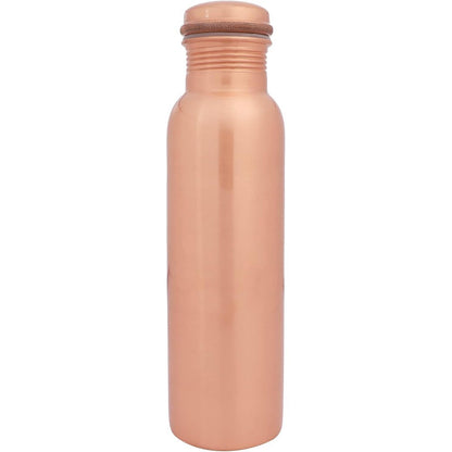 Buddha4all Pure Copper Water Bottle 1 Litre front view
