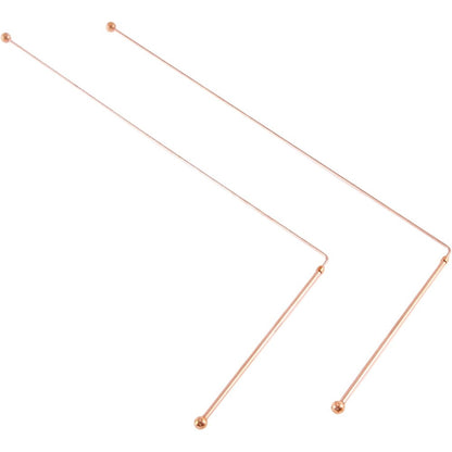 Veciado Hlsicnalm 2 Piece Copper Dowsing Rods front view